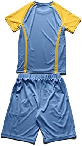 WEISHILI Football Shirt and Short Set Children (3 colors to choose: Blue, Cornflower blue, Red)
