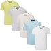 Produktbild Charles Wilson 5er Packung Einfarbige T-Shirts mit V-Ausschnitt (Large, Light Essentials)
