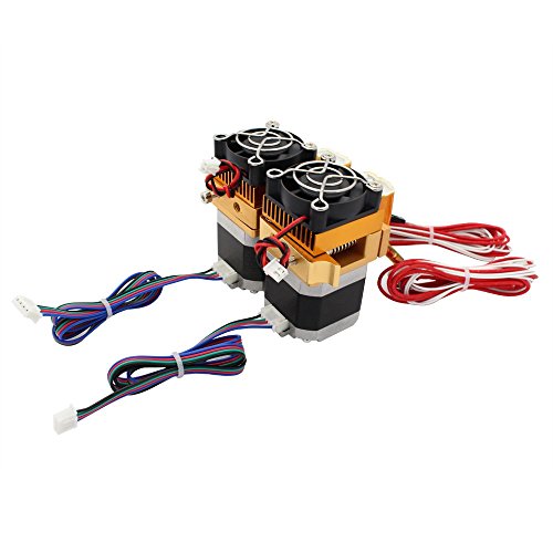 Anycubic Verbesserte MK8 Dual-Extruder MakerBot 0,4 mm Druckkopf für 3D-Drucker