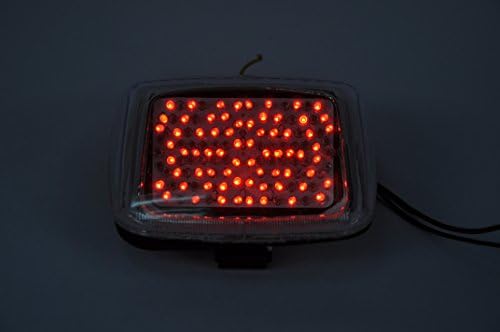 TOPZONE MOTOClear Lens Sequential Motorcycle Led Taillights Brake Tail Light with Integrated Turn Signal Lamp Indicators For HARLEY DAVIDSON V-Rod