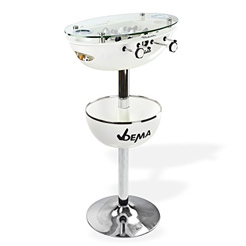 Preisvergleich Produktbild DEMA Bartisch Vegas Weiß mit Tischkicker