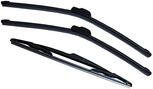 19/26/14" Aero VU Front Flat &amp; Specific Fit Rear Windscreen Window Wiper Blades