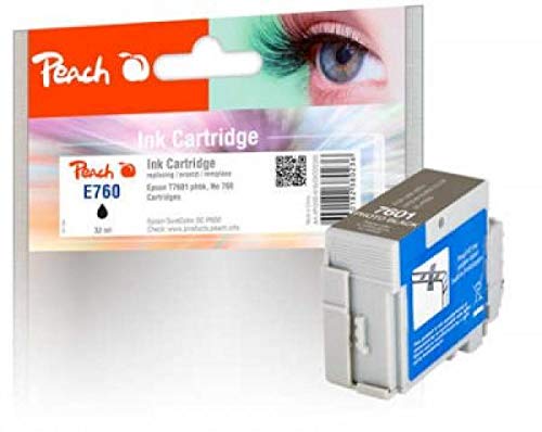 Preisvergleich Produktbild Peach Patrone Epson T7601 Photo Schwarz Comp.
