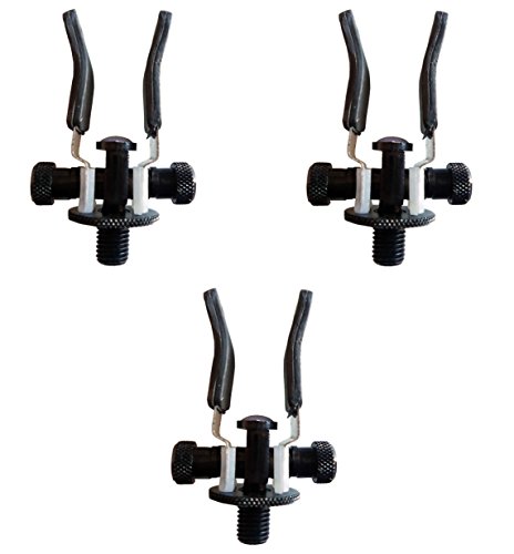 Preisvergleich Produktbild 3 x Super Lite verstellbar schwarz Legierung Butt liegt / Rückseite Griff