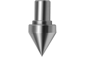 NON-BRAND Tornio Contropunta Centro Cuscinetti Volventi Tornitura Metallo Legno Acciaio Inox