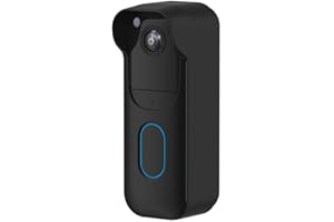 SISINKAL Étui de sonnette en silicone résistant aux intempéries compatible avec sonnette vidéo Blink, boîtier de protection extérieur contre la pluie, la poussière, pour correspondre au style de porte d'entrée