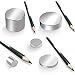 Produktbild Neodym Magnet Magnete Scheibe groß ab 30mm 40KG bis ca. 1600KG Zugkraft N45 N52 vernickelt NdFeB, Scheiben:D30-H5mm N45 50KG (3St.)