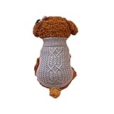 ❦ ein perfektes Geschenk für Ihren geliebten Hund. ❦ sweater für hunde haustier hund katze welpen winter warme kleidung jacke mantel bekleidung warme hundepullover, sweater gestrickter pullover für kleine hunde, pullover katzenpullover für herbst winter hund kleidung katze hundebekleidung warm jacke mantel nette hundekatze-welpen-kleidungs-strickjacke welpen-hemd-weiche mäntel hund hundepullover hundepulli winter strickpullover sweater cardigan weihnachten fasching kostüme
