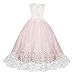 Produktbild Prinzessinkleid Abendkleid Karneval Kostüm, Malloom Spitze Mädchen Prinzessin Brautjungfer Pageant Tutu Tüll Kleid Party Brautkleid