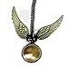 Harry Potter Golden Snitch Watch Necklace Steampunk Quidditch Pocket Clock