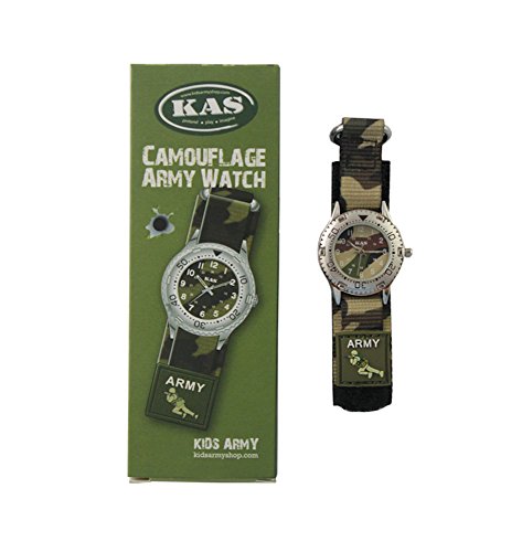 Preisvergleich Produktbild Kids Army Camouflage Watch - Quartz Movement - Camo Velcro Strap