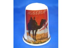 BIRCHCROFT CHINA Birchcroft Dé à coudre en porcelaine de Chine – Poster de voyage Algérie – Boîte gratuite