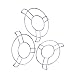 Metal Hot Pot Stand(Set of 3) RS.248.00