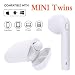 Produktbild HBQ Bluetooth Kopfhörer, Drahtlose Ohrhörer Stereo-Kopfhörer Kabellose Headsets Mit Ladekoffer für Apple Air Pods iPhone 8, 8 plus, X, 7, 7 plus, 6s, 6S Plus -Weiß … (Mini i8 TWS)