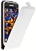 Produktbild mumbi PREMIUM Leder Flip Case für Samsung Galaxy J3 (2016) Tasche weiss