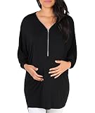 KRISP Umstandsmode High Low Oversize Tunika - 2
