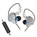 Produktbild FOONEE KZ-ZSNpro Sport-Kopfhörer, Schwere Bässe Stereo Metall-In-Ear-Kopfhörer, Noise Cancelling Ohrhörer mit Mikrofon, HiFi-Hybridantrieb Treiber Dynamic Professional-Kopfhörer