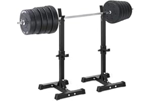 jxgzyy Squat Rack Adjustable Barbell Rack Stand Heavy Duty Weight Lifting Bar Rack Dip Stand Weight Bench Press Rack Support Squat Stands For Home Gym Weight Lifting Max Load 250kg