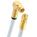 Produktbild SAT DIGITAL Koaxial 3,5m 135dB F-Stecker WINKEL/GERADE Coaxial Antennen Kabel Ultra HD Class A