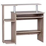 computertisch klein ikea PLATZSPAREND ✔ Ausgestattet mit einem Fach für Ihren Rechner & einem ausziehbaren Tastaturauszug // Obere Ablage bietet sich für einen Bildschirm an.