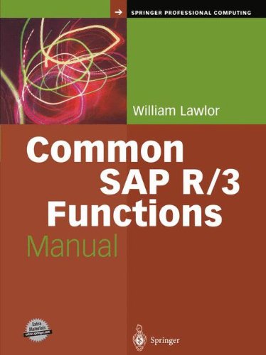 Download Common SAP R/3 Functions Manual (Springer Professional Computing)
