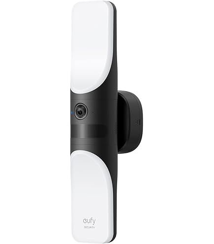 eufy Floodlight Camera E30, outdoor beveiligingscamera, 360° draaien en kantelen, Al-detectie en tracking, 2K video, 2.4GHz wifi, 2.000 Lumen, aangepaste stem- en lichtwaarschuwingen, 24/7 opname