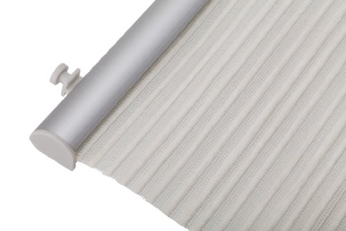 Paneelwagen Set Klemmtechnik / Gleiter für Flächenvorhang / Stoffpaneele für 6 mm Innenlauf, Aluminium, weiß, Breite 60 cm - 4