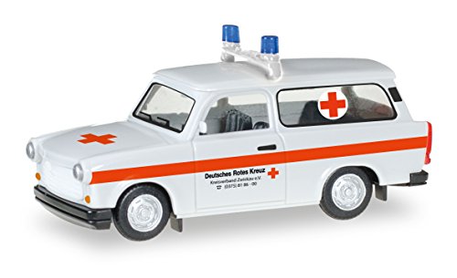 Preisvergleich Produktbild Herpa 092852 - Trabant 1.1 Universal Drk Zwickau
