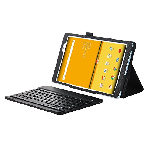 ELTD Acer Iconia Tab 10 A3-A40 / Acer Iconia One 10 B3-A30 Tastatur, Detachable Bluetooth Tastatur (QWERTZ Tastatur) mit Standfunction Für Acer Iconia Tab 10 A3-A40 / Acer Iconia One 10 B3-A30, Schwarz - 3