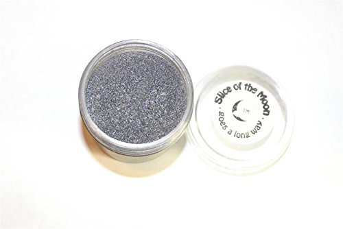 Silver Gray Mica Powder 28 grams, Gray Metallic Powder, Cosmetic Mica Powder for Lipsticks, Lip Balm, Bath bombs and More, Slice of the Moon