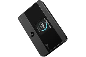 TP-Link M7352 Mobil trådlös router med upp till 150 Mbit/s, färg-LCD-skärm, 2 100 mAh batteri (upp till 10 timmars drift), ansluter upp till 10 enheter samtidigt