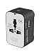 Produktbild Reiseadapter, Travel Inspira Universal Netzadapter Weltweit Reisestecker mit 2 USB für USA EU UK AUS Neuseeland Japan Thailand China usw.