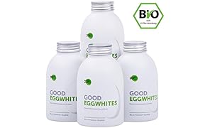 Bio Eiklar • Flüssiges Eiweiß • Good Eggwhites • 4x483ml • Gesund Abnehmen & Muskelaufbau • Protein Shakes • Low Carb • Laktosefrei • Glutenfrei • PUMPERLGSUND