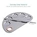 Your Choice Stainless Steel Semicircle 5-well Makeup Palette Spatula Pro Professional Makeup Nail-art Manicure Artist Tool for Blending Cosmetic Pigment Foundation Shades