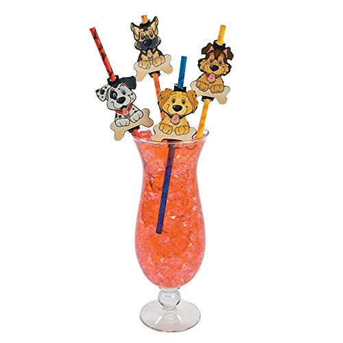 Preisvergleich Produktbild Puppy Dog Paper Party Straws - 24 ct by Party Supplies