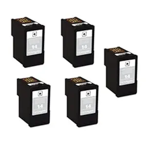 Amsahr 18C1954 Lexmark X2690 Remanufactured Replacement Ink Cartridges - Includes Five Black Cartridges Ink