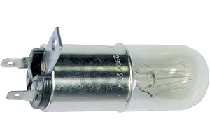 EVENDIX Lámpara 25W 220/240V compatible con WHIRLPOOL 481913488176 para microondas