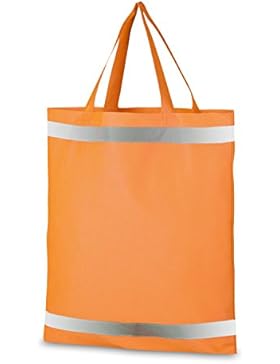 3er Pack Warnsac -Farbe Orange- Warntasche, Warnumhängetasche mit kurzem Henkel