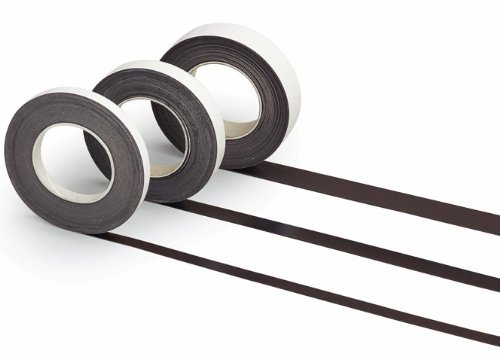 Preisvergleich Produktbild 10 mtr. selbstklebendes Magnetband Faxland, 45mm x 10 meter, Magnetstreifen, Magnetband, magnethaftendes Band, Magnetbandstreifen zum aufkleben