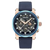 Herren Sport und Freizeit Uhren Multifunktions-Zeitmessung Uhr Outdoor Watch Sport- und Freizeituhr Multifunktions-Chronograph Dial Chenang PU Leder Band Steam Quarz Analog Armbanduhr