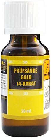 Gold Testing Acid (14 karats, 585-20 ml) - Gold Test, Gold Tester