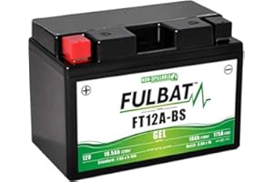 E-BIKERS YT12A-BS FULBAT BATTERIA A GEL PRONTA ALL'USO SUZUKI BURGMAN 250 400 SV 650
