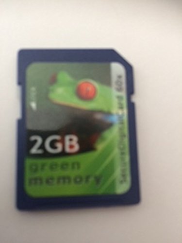 2 GB SD Secure Digital Speicherkarte Green Memory Geschwindigkeit 60X