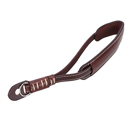 Cámara muñeca correa de piel, y & M (TM) Universal piel sintética muñeca correa para cámara Leica Nikon Fuji Pentax Canon Panasonic Sony etc.