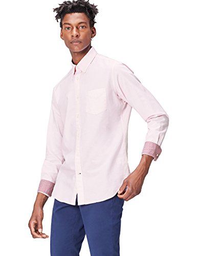 find. Regular Oxford Camicia, Rosa (Pink), X-Large