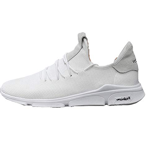 Happy-Day Leather Slip on Shoes Men Casual,Court Royale Mens Trainers,Men Boys Casual Sneakers Sports Running Breathable Flat Solid Lace-up Shoes