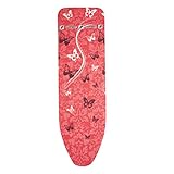  Leifheit Bügeltischbezug Perfect Steam Air Board Express L, max. 130 x 45 cm, Butterflies Red