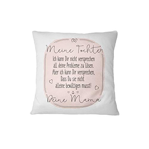 Tassenbrennerei Kissen Mit Spruch Tochter Mama Kissenbezug