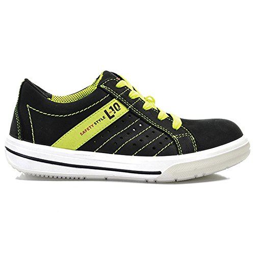 Elten Sicherheitshalbschuh „Breezer Lady black Low“ ESD S1P, Größe 42, 74121-42 - 2