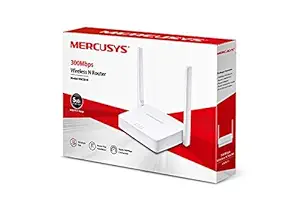 Techworld Computers Service MERCUSYS 300Mbps Multi-Mode Wireless N Router MW302R N300 Wireless WiFi Router MW302R | Two 5dBi Antennas | 300Mbps Wi-Fi Speed | IPv6 Compatible |